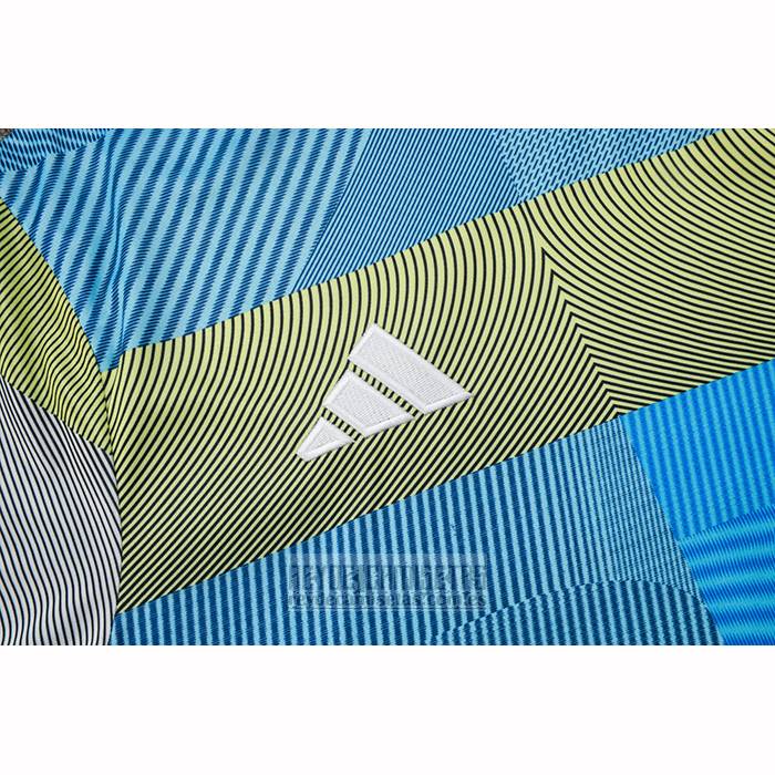 Chandal del Real Madrid Manga Corta 2025-2026 Azul Verde - Pantalon Corto